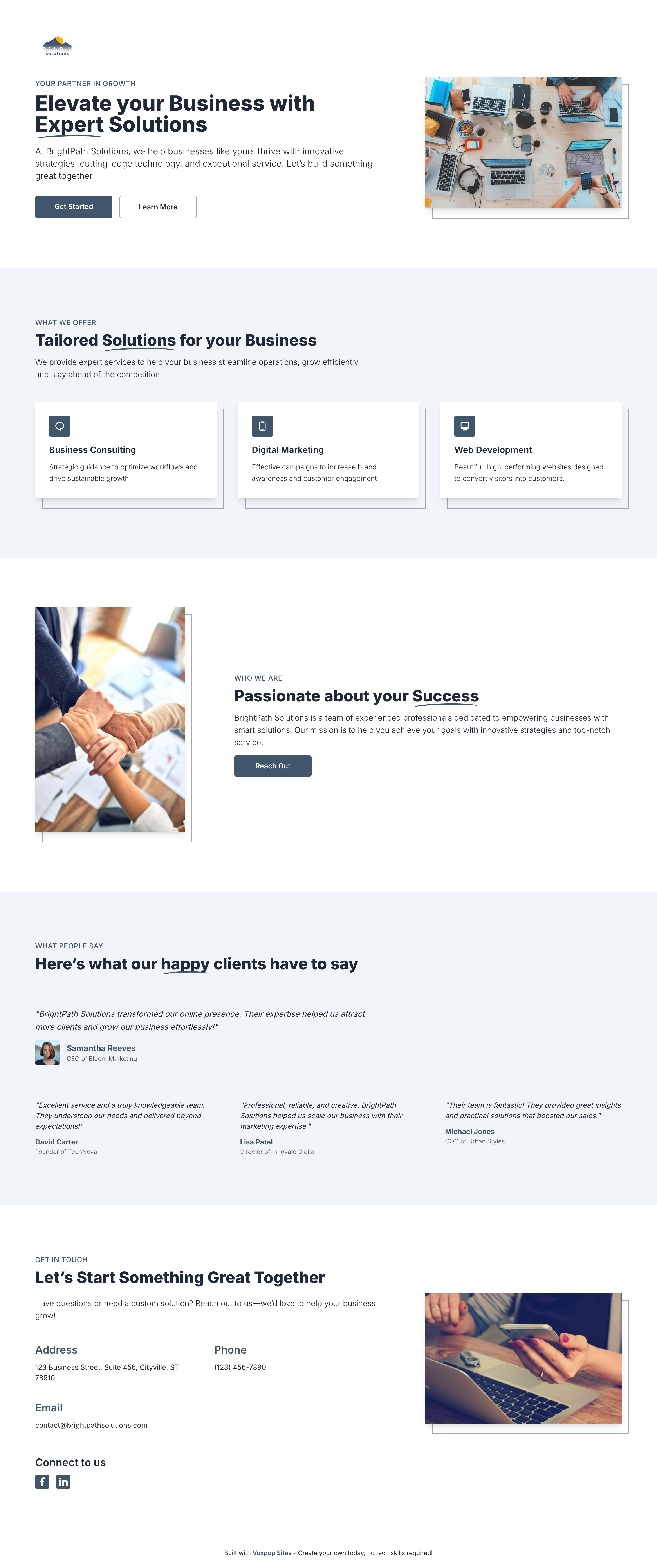 Small Business Template